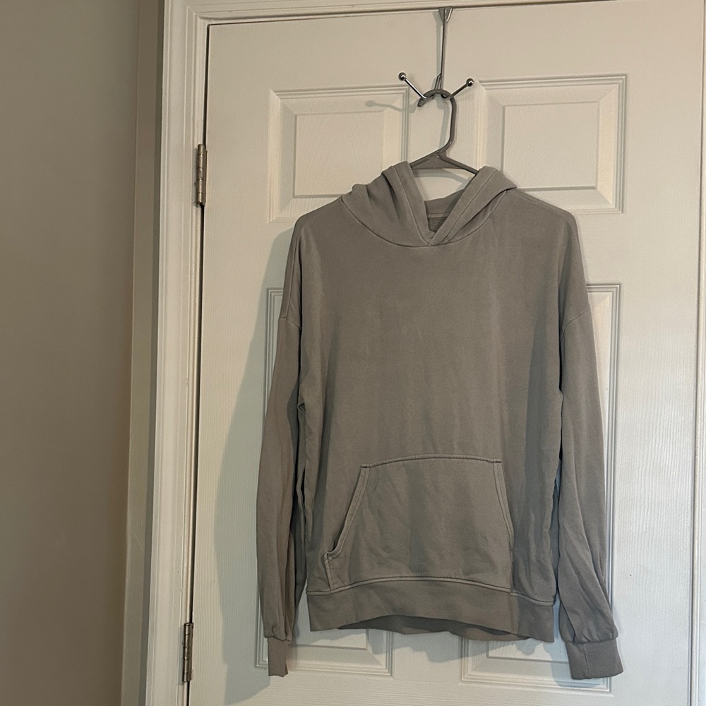 Men's Casual Gray Hoodie Sweater